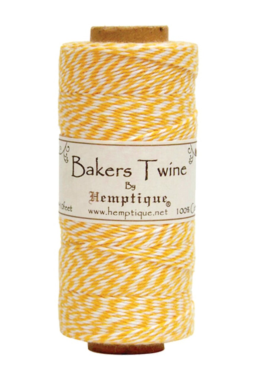 Hemptique Cotton Bakers Twine 2-Ply Spools Eco Friendly Sustainable Naturally Grown Jewelry Bracelet Making Paper Crafting Scrapbooking Bookbinding Mixed Media Crocheting Macrame Seasonal Holiday Gift Wrapping Outdoor Gardening